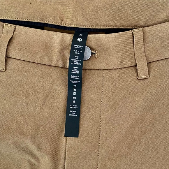 Lululemon Commission Warpstreme Slim Pant - 33x32 - Picture 10 of 10